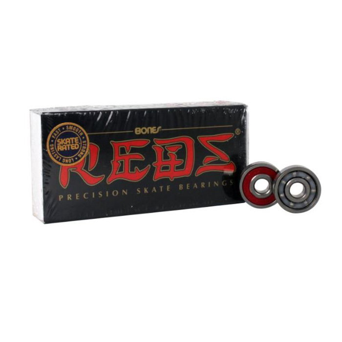 Bones Reds Bearings - 8mm (Pack of 8) Bones Reds Bearings - 8mm (Pack of 8)