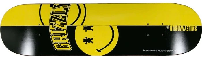 Grizzly School Of Happiness Skateboard Deck Grizzly School Of Happiness Skateboard Deck