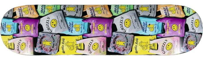 Grizzly Smile Now Smile Later Skateboard Deck Grizzly Smile Now Smile Later Skateboard Deck